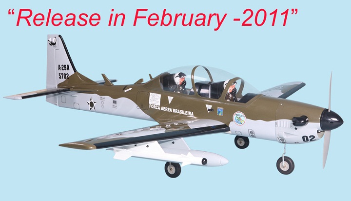 Seagull Models SUPER TUCANO 91-125 (incl Retracts) ARF